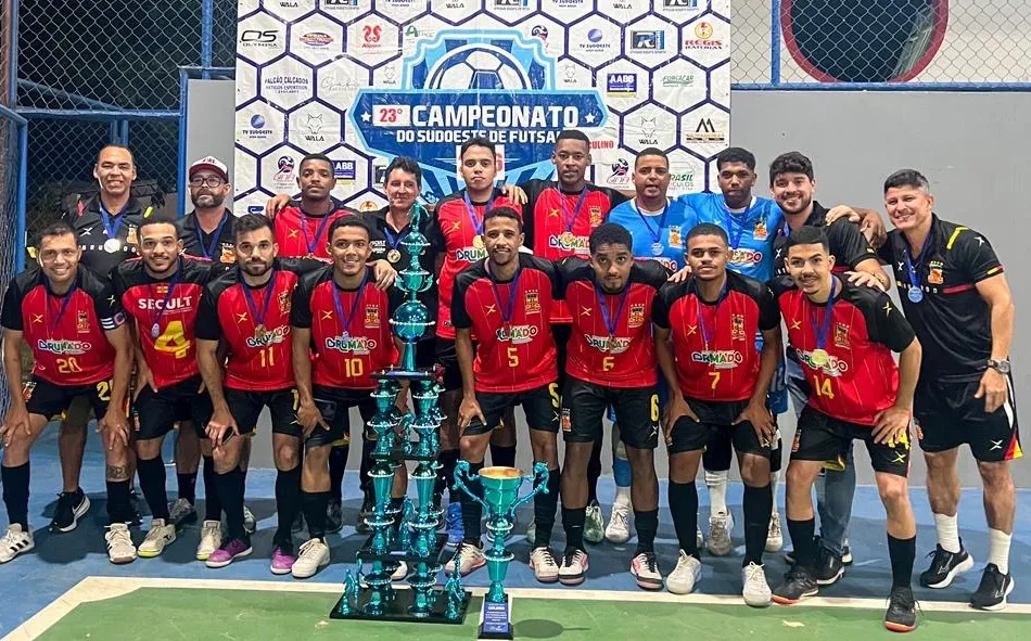 Seleção de Brumado conquista o título do 23º Campeonato Sudoeste de Futsal
