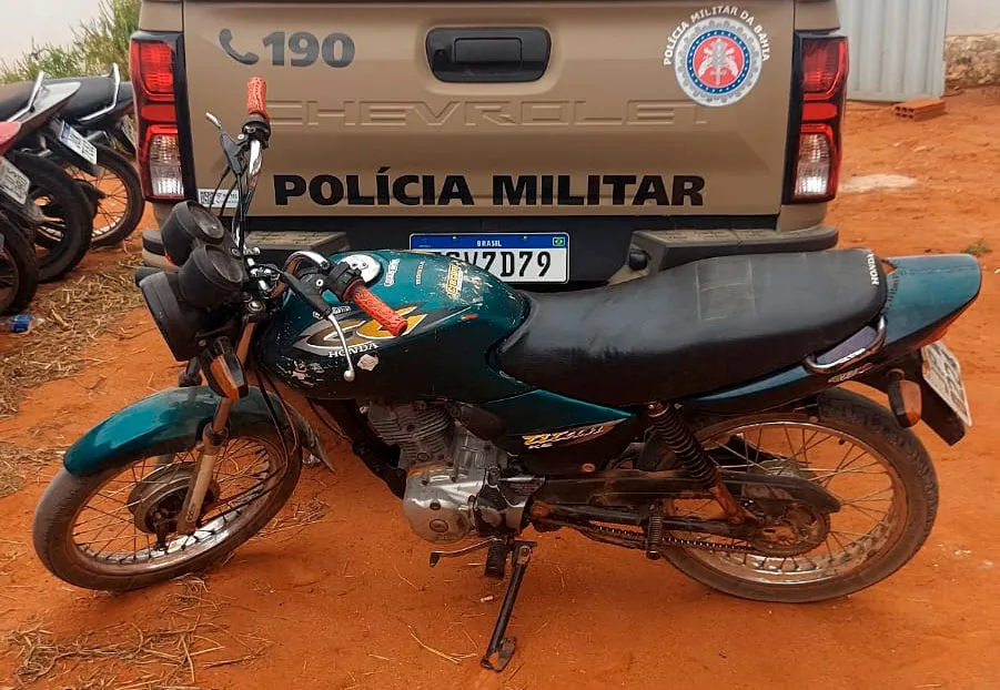 24º BPM recupera motocicleta adulterada durante blitz em Tanhaçu