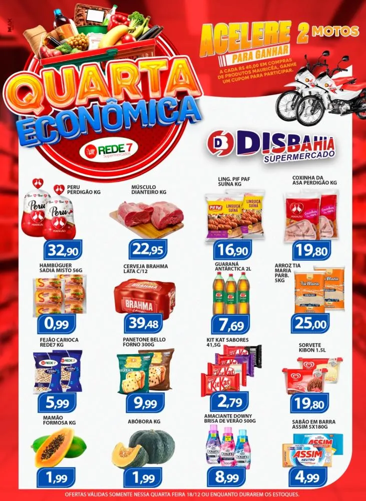 Economize na Quarta Econômica do Disbahia Supermercado!