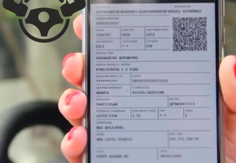 CIPRv/Brumado apreende veículo com CRLV com indícios de falsificação na BA-263