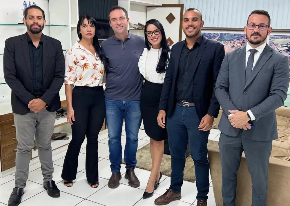 Diretoria do Conseg se reúne com o prefeito Fabrício Abrantes para fortalecer segurança pública em Brumado