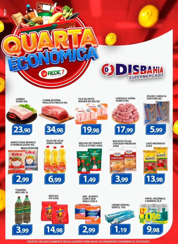 Economize na Quarta Econômica do Disbahia