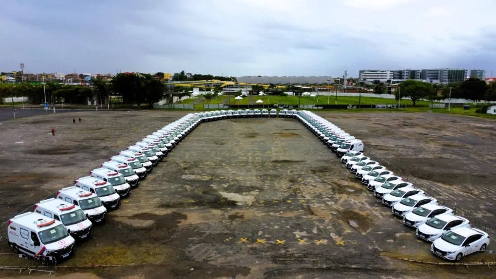 Governo do Estado entrega 72 novos veículos para a saúde e ultrapassa R$ 196 milhões investidos na renovação da frota em toda a Bahia desde 2023