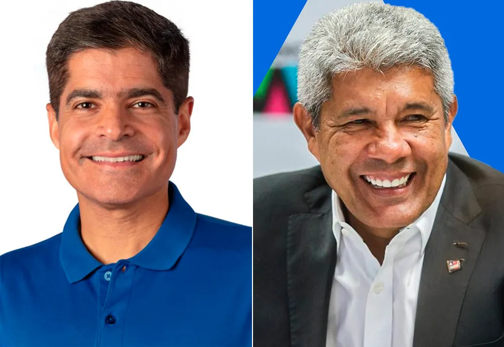 Pesquisa aponta 48,28% para ACM Neto e 31,15% para Jerônimo na disputa estadual