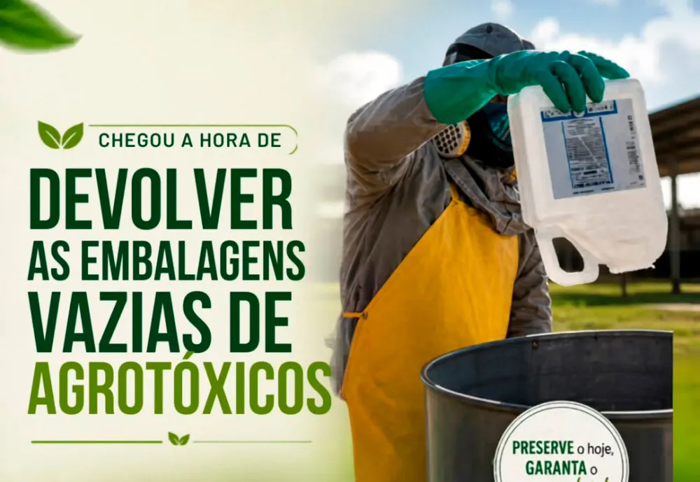 Barra da Estiva promove campanha para devolução de embalagens de agrotóxicos