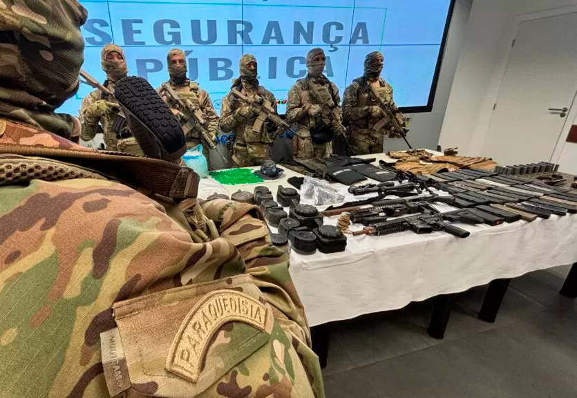 Número de apreensões de arma de fogo em 2023 cresce 28% em relação a 2022