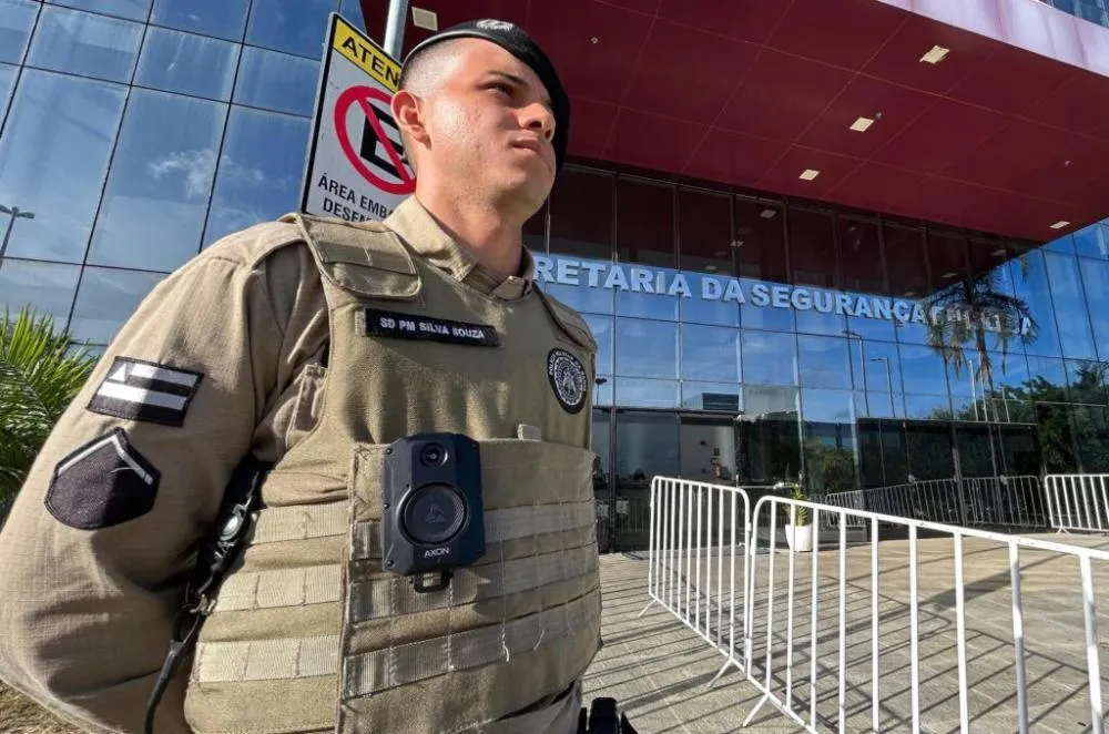 PMs de mais 10 unidades da capital e da RMS passam a utilizar câmeras corporais no patrulhamento ordinário