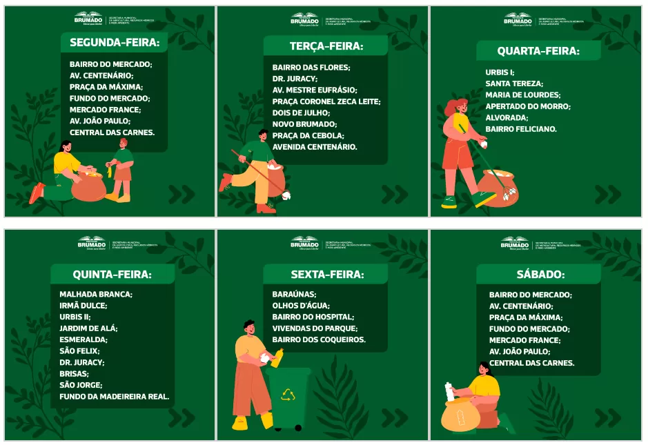 Coleta seletiva em Brumado: Saiba o dia e horário para cada bairro