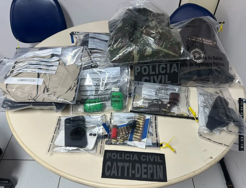 Operação Jackpot prende dois homens e apreende armas e munições na Bahia