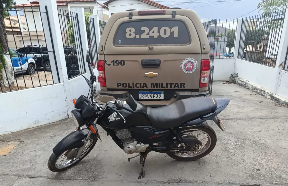 PM recupera em Brumado motocicleta roubada em Dom Basílio