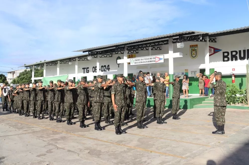 Tiro de Guerra de Brumado realiza cerimônia de incorporação de novos atiradores