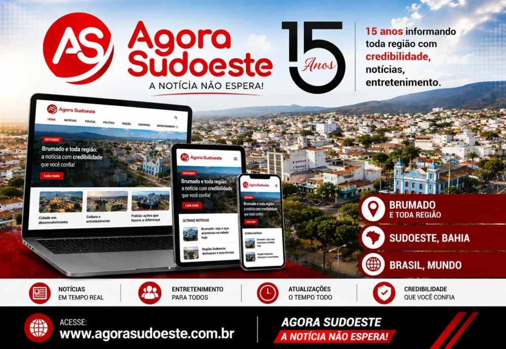 Agora Sudoeste completa 15 anos levando informação em tempo real ao Sudoeste baiano