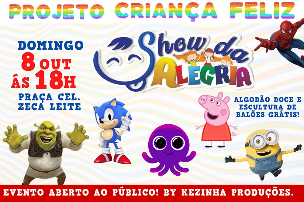 Projeto Criança Feliz 2023: Celebrando o Dia das Crianças em Brumado com muita alegria e diversão