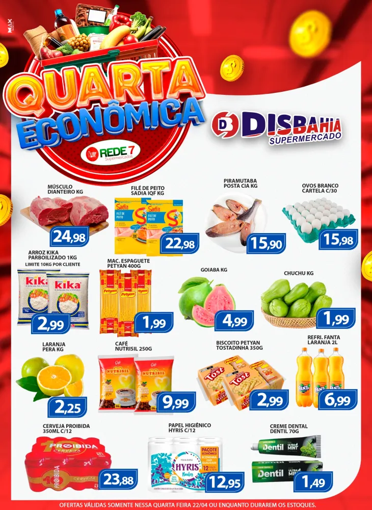 Economize na Quarta Econômica do Disbahia