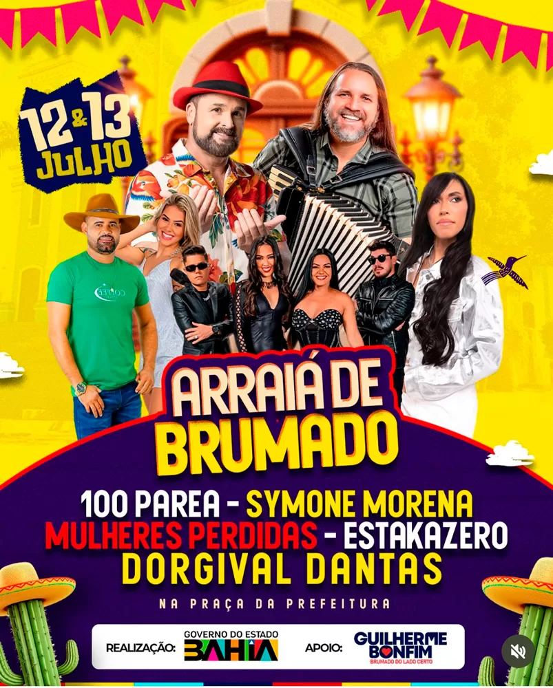 Guilherme Bonfim anuncia Arraiá de Brumado com grandes atrações