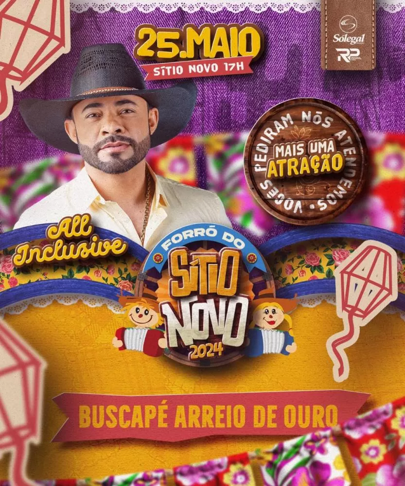 Forró do Sítio Novo anuncia atração surpresa para agitar a festa