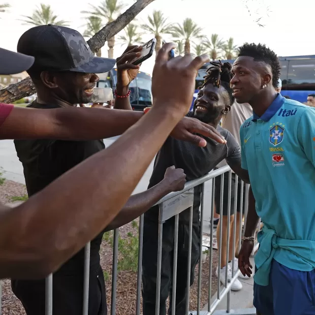 Seleção Brasileira desembarca em Las Vegas