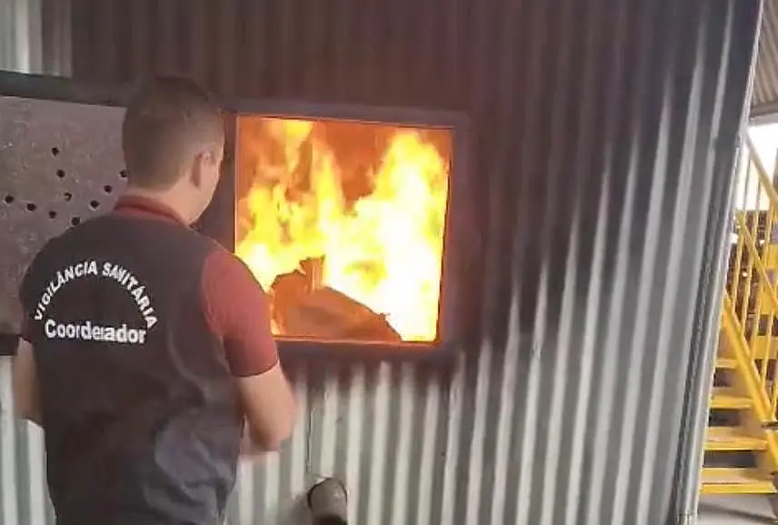 Polícia Civil incinera 55 quilos de drogas apreendidas em Cândido Sales