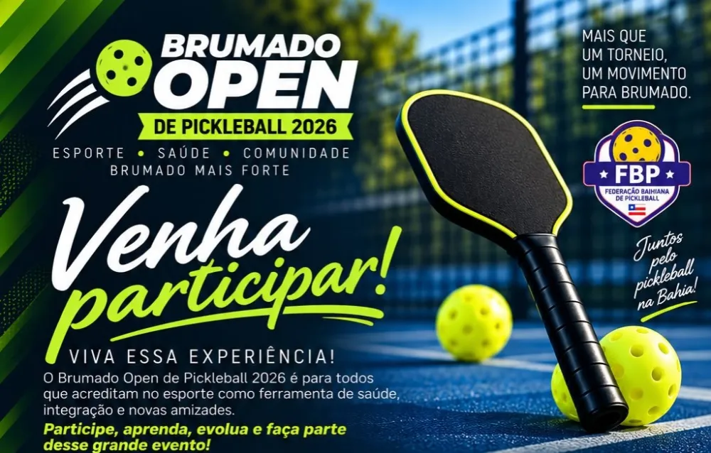 IFBA Brumado recebe etapa do Campeonato Baiano de Pickleball neste fim de semana
