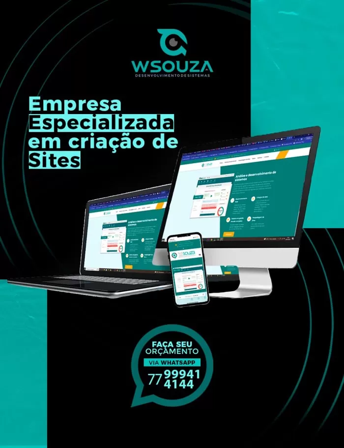 WSouza Desenvolvimento de Sistemas cria e gerencia sites de forma profissional e completa
