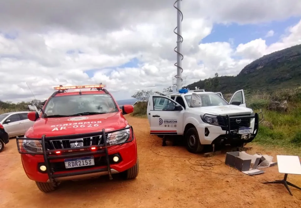 Stelecom disponibiliza ERB para o 11° BBM no combate a incêndio na Chapada