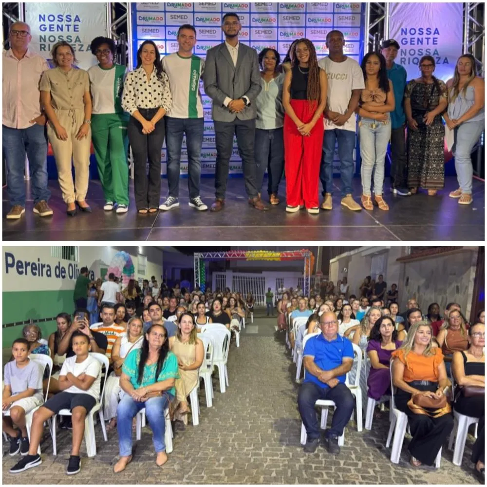 Prefeitura de Brumado inaugura creche com 194 vagas e praça de alimentação durante solenidade oficial