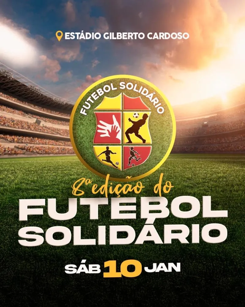 Confirmado: Futebol Solidário volta a Brumado em janeiro de 2026 com grandes surpresas