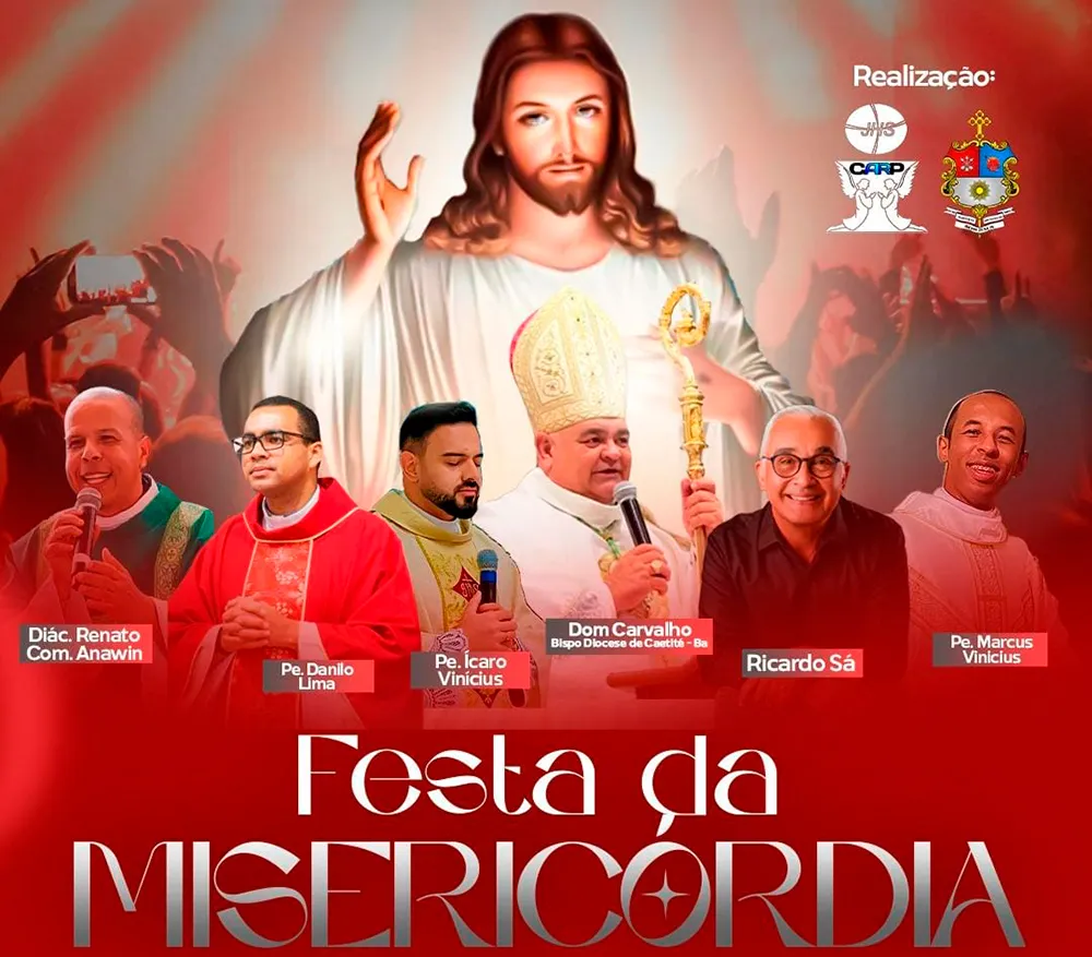 Nesta sexta, sábado e domingo acontece a Festa da Misericórdia em Brumado; veja a programação