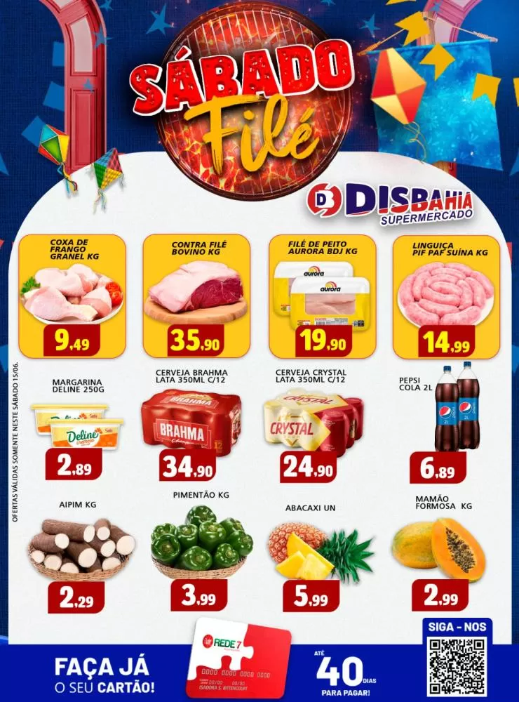 Ofertas: Sábado Filé do Disbahia Supermercado