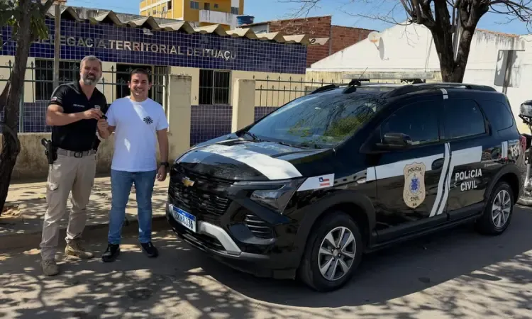 Ituaçu recebe nova viatura da Polícia Civil para reforçar segurança no município
