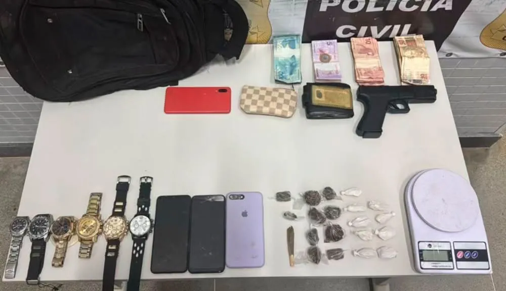 Operação Falcão: CIPE/Cerrado prende suspeito por tráfico e apreende drogas e dinheiro em Correntina