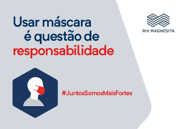 RHI Magnesita: Usar Máscara é questão de responsabilidade