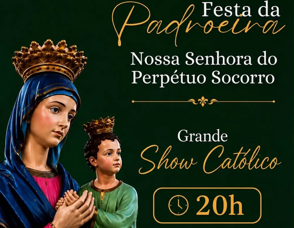 Tanhaçu celebra a Padroeira com show católico de Willian Sanfona nesta sexta-feira