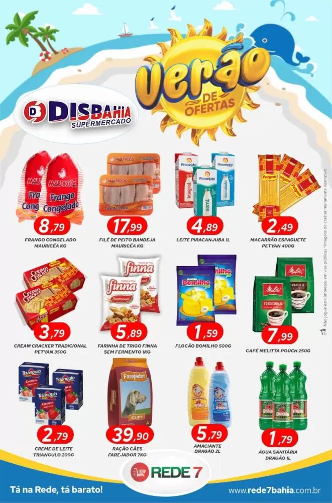 Verão de ofertas Disbahia Supermercado