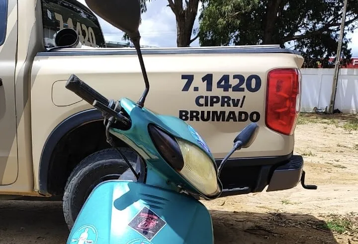 CIPRv/Brumado recupera motocicleta roubada em Anagé