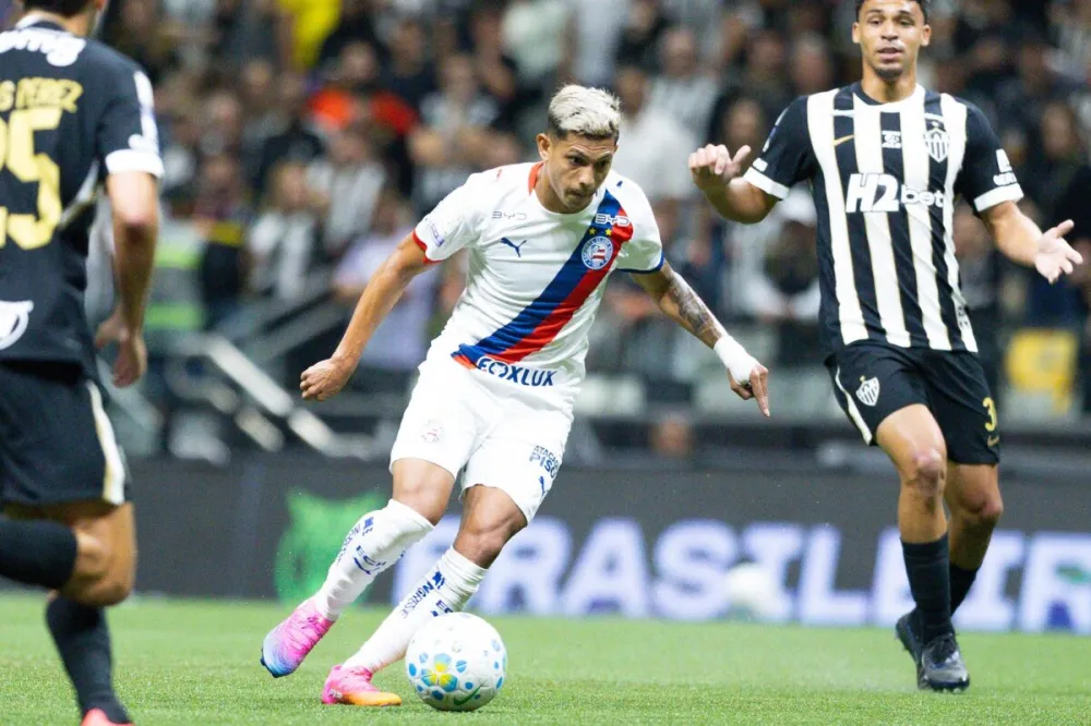 Bahia empata por 1 a 1 com o Atlético-MG, na MRV Arena