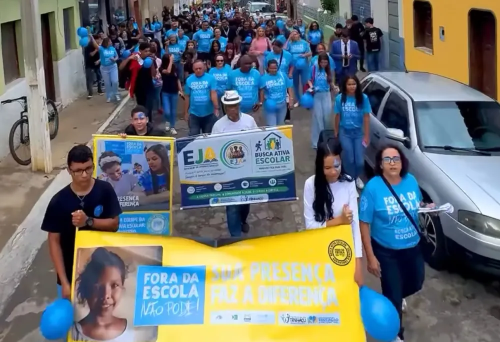 Tanhaçu promove Dia D da Busca Ativa Escolar para combater a evasão escolar
