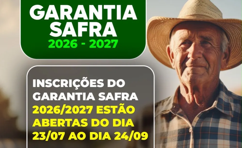 Prefeitura de Livramento abre inscrições para o Garantia Safra 2026/2027