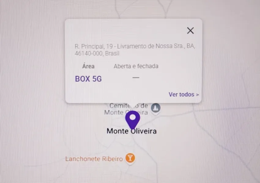 Monte Oliveira e Várzea, em Livramento de Nossa Senhora, recebem tecnologia 4G