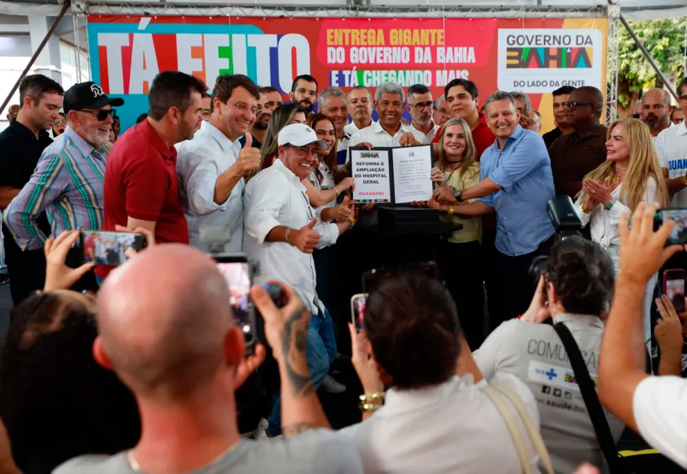 Guanambi recebe investimentos em saúde, abastecimento e infraestrutura durante agenda de Jerônimo Rodrigues