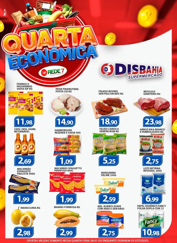 Economize na Quarta Econômica do Disbahia