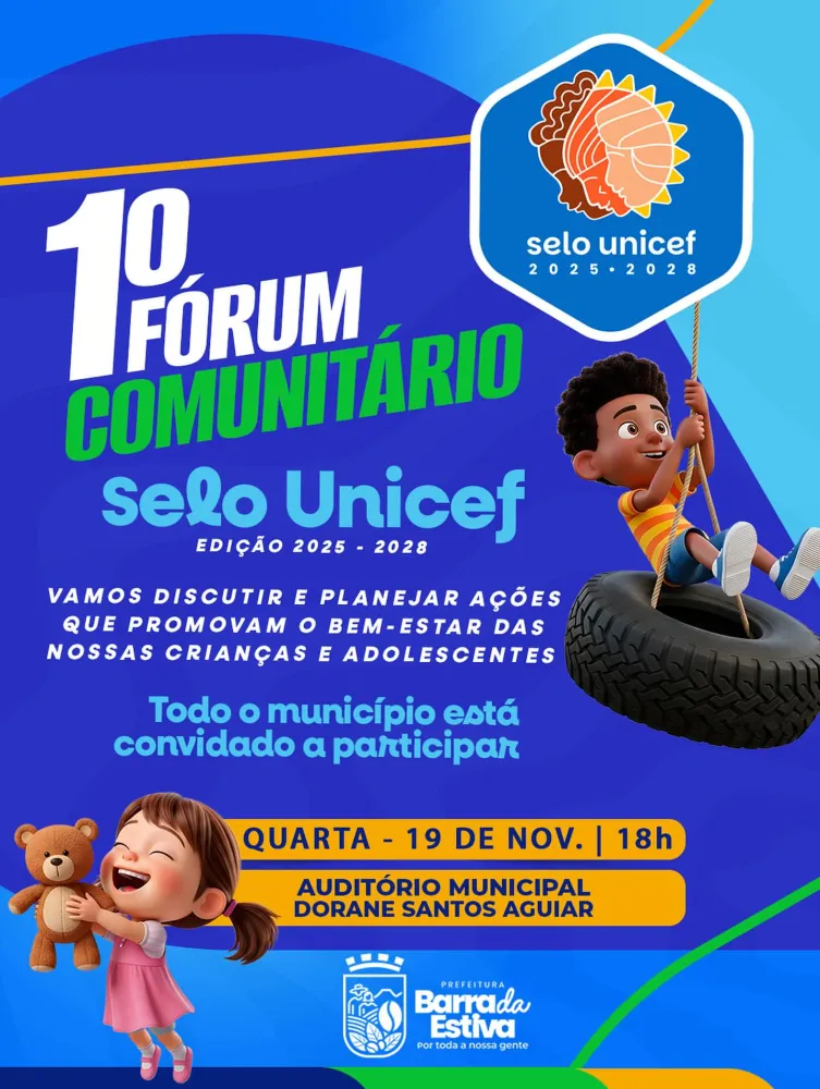 Barra da Estiva realiza 1º Fórum Comunitário do Selo Unicef 2025-2028