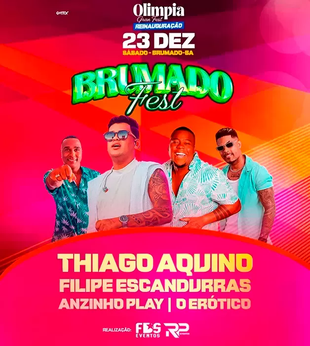 Vendas Online para o Brumado Fest: A festa mais aguardada do ano na Capital do Minério!