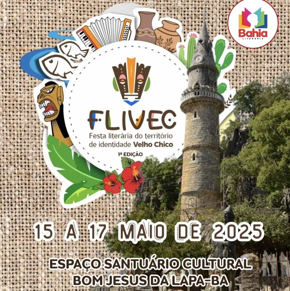 Bom Jesus da Lapa sediará 1ª Festa Literária do Velho Chico com foco em cultura, literatura e identidade regional