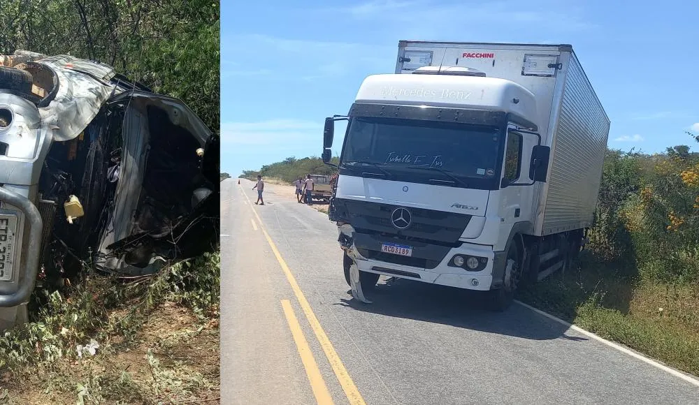 Acidente na BA-152 em Paramirim deixa duas pessoas feridas
