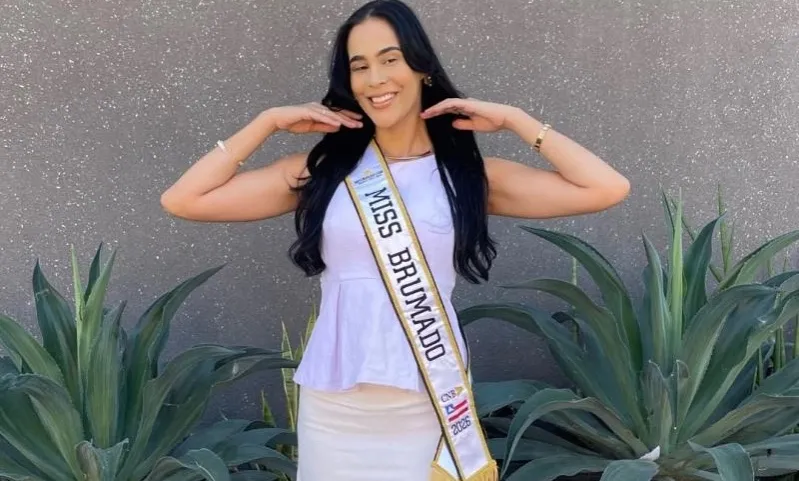 Da passarela para o sonho: Franciny Souza representa Brumado no Miss Bahia CNB 2026