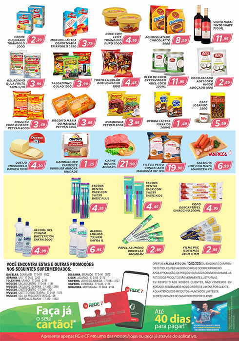 Ofertas do Dia Internacional das Mulheres do Disbahia Supermercado