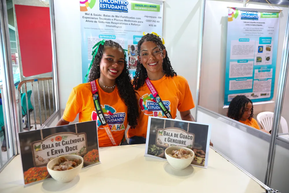 Estudantes produzem bala de mel fortificada com plantas medicinais