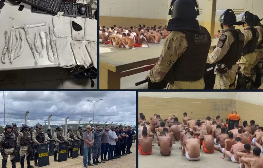 Cipe Sudoeste realizou revista no Conjunto Penal de Vitória da Conquista