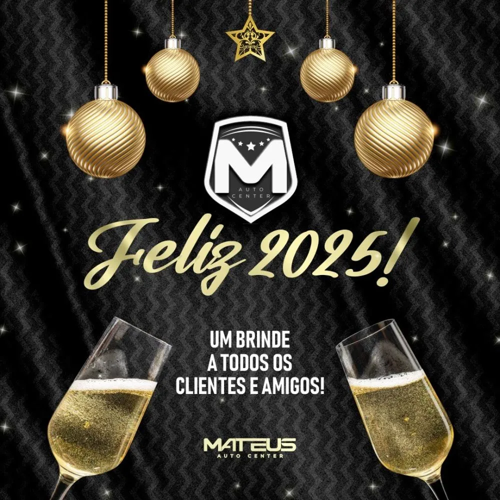 Mateus Auto Center deseja um Feliz Ano Novo
